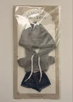 【WS12】3coins 推しぬい 秋服 パーカー デニムパンツ スリコ