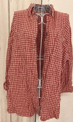 古着　チェックシャツ