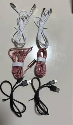 USB充電ケーブル　タイプC 6本セット