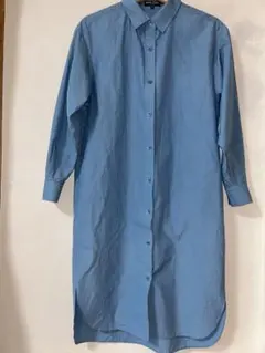 OPENING CEREMONY ロングシャツワンピース ブルーのサムネイル