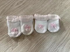新生児　ベビーソックス　双子
