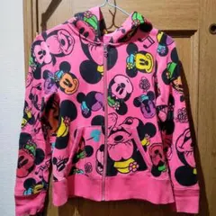 ディズニーリゾート　ミニーマウスのパーカー　サイズ150　(a780)