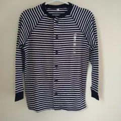 ストライプ長袖パジャマ【上だけ】 140-150cm