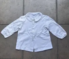 familiar 80 ホワイト ファミリア　長袖シャツ