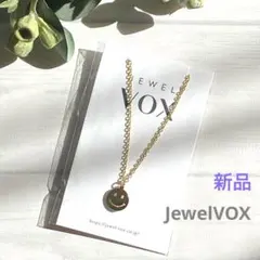 新品　JewelVOX ネックレス サージカルステンレス　スマイル　ゴールド