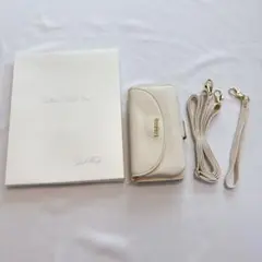 Shlybaay iPhone15Pro ケース 手帳型 ショルダーストラップ