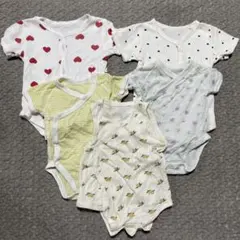 ボディスーツ ベビー肌着　5着セット　60cm