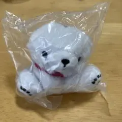 とべ動物園　しろくま　ピース　ぬいぐるみキーホルダー