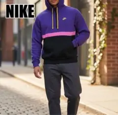 NIKE ナイキ カラーブロック パーカー 90s レトロ メンズ M