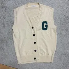 ベージュ ノースリーブカーディガン ZARA