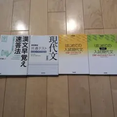 現代文・漢文 入試対策書 バラ売り可