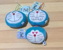 ドラえもん　フェイスマスコット☆３種