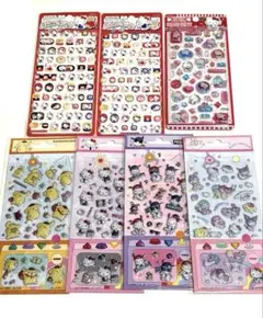 【おまとめセール】早い者勝ち　立体　ぷっくりシール　サンリオ　海外正規品　7枚