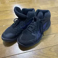 ASICS バスケットシューズ ブラック/パープル