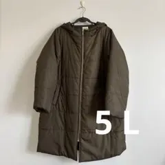 noannu フード付きダウンジャケット オリーブグリーン