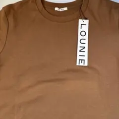 LOUNIE 半袖Tシャツ ブラウン サイズ36 新品のサムネイル