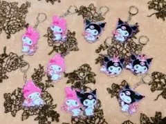マイメロディ クロミx宇佐美アクリルキーホルダー 10個セット