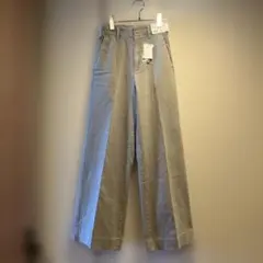 ユニクロ　ワイドトラウザージーンズS グレー