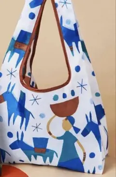 Kaldi「オリジナル エコバッグ」Helpers ブルー