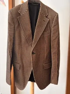 LOEWE ロエベ メンズ千鳥格子柄2Bテーラードジャケット - メルカリ