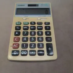 CASIO JW-20VT 電卓 クリーム色