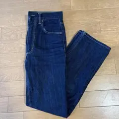 GU ストレートデニム S ダークブルー