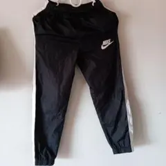 Nike ロングパンツ 黒/白 サイドストライプ