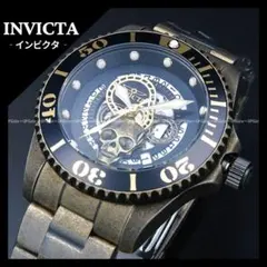 新品INVICTAドラゴン龍時計 機械式自動巻きフルスケルトン裏スケ日本未