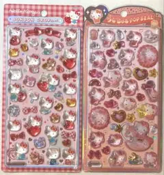 【正規品】ボンボンドロップシール うるちゅるポップ キティ サンリオ シール