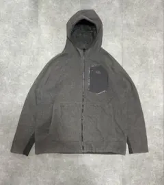 NORTHFACE ノースフェイス　フリースジャケットパーカー　グレー