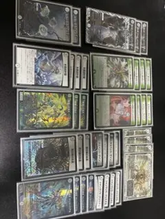 デュエルマスターズ白緑ゼニス　構築済みデッキ　スリーブ付き
