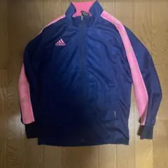 adidas アディダス　ジャージ上下　140cm ピンクネイビー⚠️訳あり品⚠️