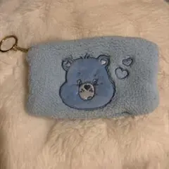 ケアベア ポーチ ブルー