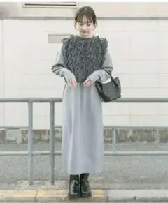 ループニットベストセットワンピース URBAN RESEARCH