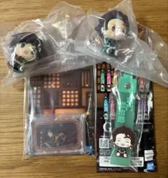 鬼滅の刃　アクリッツキーホルダー、ちょこのっこフィギュア　冨岡義勇