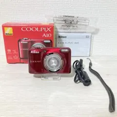 ニコンクールピクスA10 動作品　8GB付き　単三電池式 Nikon デジタルカメラ COOLPIX A10