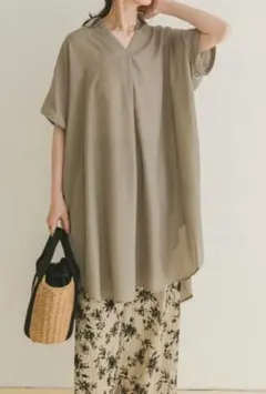 ITEMS URBANRESEARCH 　スキッパーフレンチチュニックのサムネイル