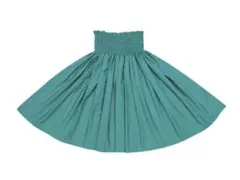 [ベルベットパープル様専用]パウスカート 無地　ピーコックグリーン　70cm