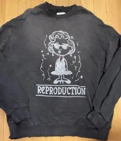 RePRODUCTION LABEL リプロダクションレーベル　スウェット　黒
