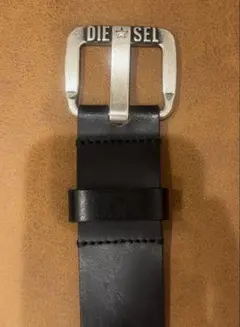 DIESEL バッファローレザー ロゴ ベルト