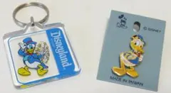 カリフォルニア　ディズニーランド　ドナルドダック　キーホルダー＆ピンセット