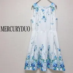 美品【マーキュリーデュオ】　ノースリーブワンピース　花柄　size S
