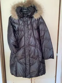 ALPHA CUBIC ファー付きロングダウンジャケット