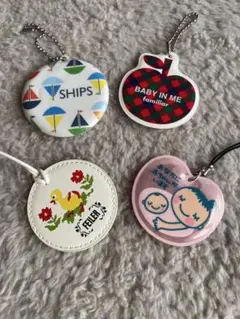 マタニティマーク キーホルダー 4点セット