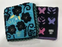 ANNA SUI アナスイ タオルハンカチ 2枚セット