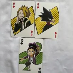 僕のヒーローアカデミア トランプ 上鳴電気 常闇踏陰 峰田実 原画