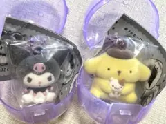 ふわわフロッキーマスコット　2個セット　クロミ　ポムポムプリン　新品未開封
