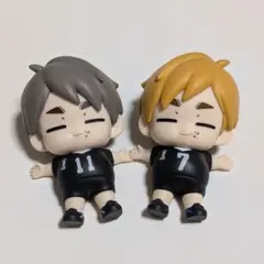 ハイキューまんぷくごちそうさまマスコット　宮侑・宮治２体セット