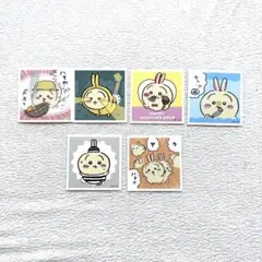 ちいかわ　うさぎ　シール　6枚セット　コレクション