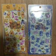 ★正規品★ボンボンドロップシール　プチドロップステッカー　スティッチ　プーさん